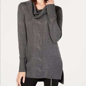 I.N.C. International Concepts Women’s Cable Tunic in the Size Large